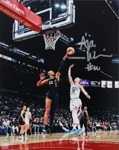 A'JA WILSON BASKETBALL REPRINT PHOTO SIGNED SIZE 11"X8". #5 - Picture 1 of 1
