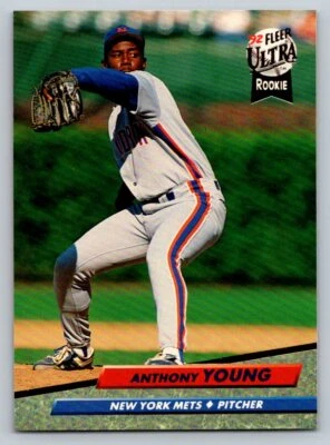 1992 Ultra #238 Anthony Young New York Mets - Image 1 of 2