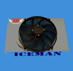 KKS RADIATOR SHROUD 16" FAN FIT 59-65 CHEVY BEL AIR BISCAYNE IMPALA CAMINO L6 V8 - Bild 1 von 9