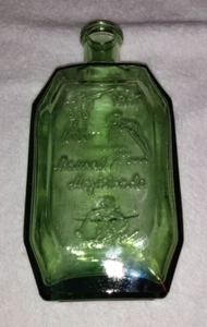 Vtg Green Glass Bottle 1967 Anchor Hocking Laurel Highlander Connellsville PA - Picture 1 of 10