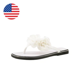 Chanclas blancas con correa brillante para mujer - tallas 6-10 - Imagen 1 de 6