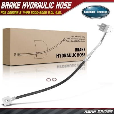 Manguera hidráulica de freno lateral del conductor trasero 1 pieza para Jaguar S tipo 2000-2002 3,0 L 4,0 L Foto 1 de 4