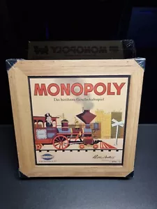 Monopoly Nostalgie Limitierte Ausgabe. org. Spielbrett 1935. Edle Holz Box. NEU - Bild 1 von 1