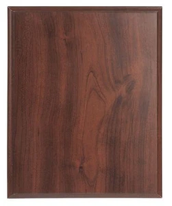 24 CASE LOT PRICE DEAL 8X10 BROWN WOOD BLANK VENEER PLAQUES 8 x 10 FREE SHIPPING - Picture 1 of 2