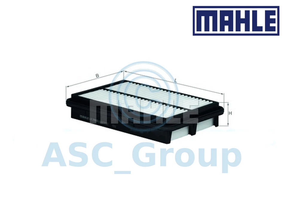Inserto de filtro de aire Mahle repuesto de calidad OEM (entrada de motor) LX 2906 Foto 1 de 1