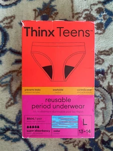 Thinx for All Women's Super Absorbency Period Underwear Size L - Picture 1 of 1