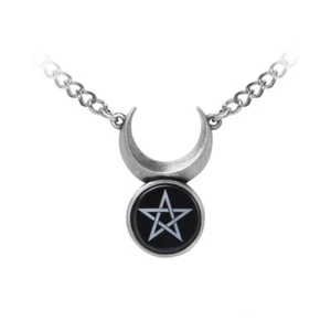 Alchemy P911 Sin-Horned God Pendant Necklace Gothic Pendant England Moon Star - Picture 1 of 3