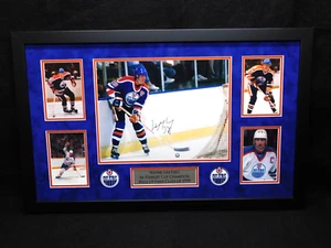 Wayne Gretzky Signed Autographed Framed Photo Oilers Rangers Great One BAS LOA - Picture 1 of 5