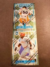 1995 Topps Finest UNCUT STRIP William Van Landingham Kevin Mitchell