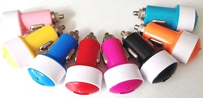 OVAL 2A CAR USB A/C LIGHTER CHARGER travel power charges FOR iphone 4 5 6 plus - Image 1 of 2