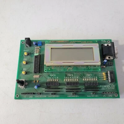 Placa de desarrollo de evaluación PIC16F876 EVB PIC JSG PIC18F2620 con pantalla Foto 1 de 4