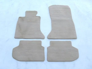 14 15 16 BMW F10 F11 528I 535I 335D 550I SEDAN TAN BEIGE CARPET FLOOR MATS #8 - Picture 1 of 11