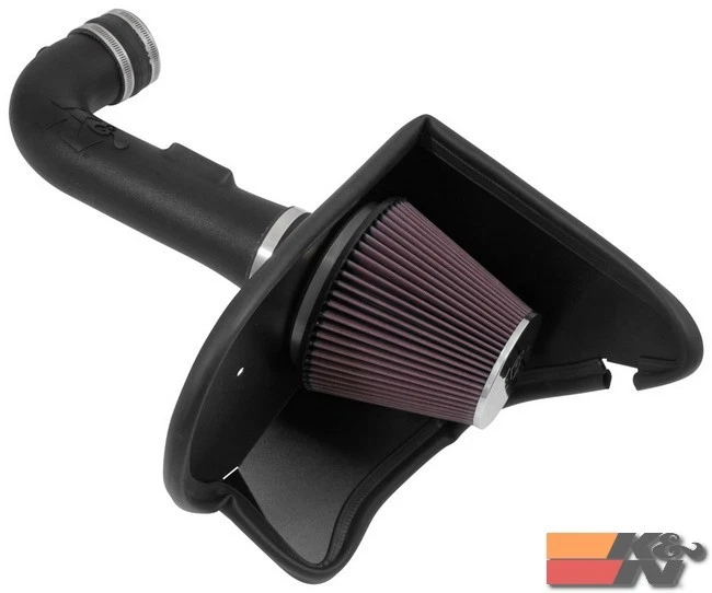 Cargador de aire de admisión de aire K&N para Chevrolet Camaro V6-3,6 L F/I, 2016-2018 63-3094 Foto 1 de 1