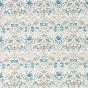 Morris & Co Simply Strawberry Thief Schiefer/Pergament Stoff 3,3 Meter - Bild 1 von 1