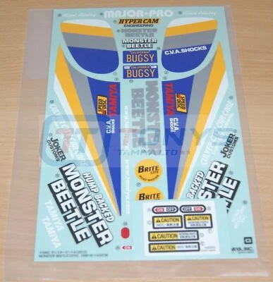 Tamiya 58618 Monster Beetle (2015), 9495866/19495866 Decals/Stickers, NIP - Image 1 of 2
