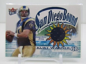 KURT WARNER 2002 FLEER ULTRA SAN DIEGO BOUND GAME-WORN JERSEY! RAMS!! - Picture 1 of 2