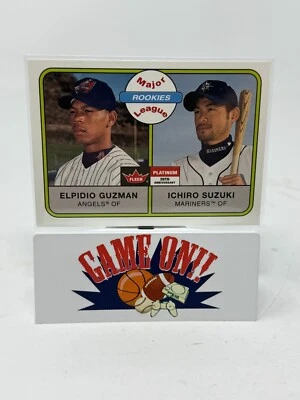 2001 Fleer Platinum 20th Anniversary Elpido Guzman Ichiro Suzuki RCCard #252  sc - Image 1 of 2