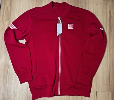 Chaqueta de tenis roja grande Uniqlo Nishikori Kei para hombre (mediana EE. UU.) Foto 1 de 2