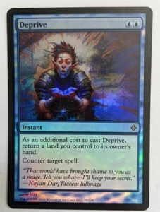 Foil Deprive, Heavily Played, Rise of the Eldrazi, Magic The Gathering - Picture 1 of 2