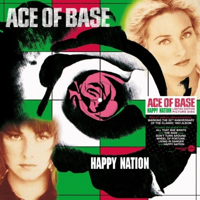 Ace Of Base - Happy Nation (Picture Disc) lp 2023 reissue new sealed - Image 1 of 1