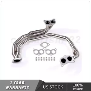 FOR 1997-2005 SUBARU IMPREZA RS 2.5L EJ25 NA RACING SS HEADER MANIFOLD EXHAUST - Bild 1 von 10