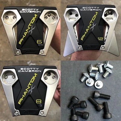 Scotty Cameron Phantom X Screw Set (6) - 2019-2020 - Brand New - All Models