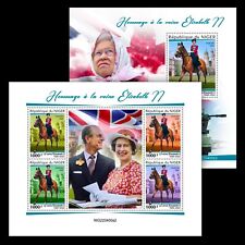 Tribute to Queen Elizabeth II MNH Stamps 2022 Niger M/S + S/S