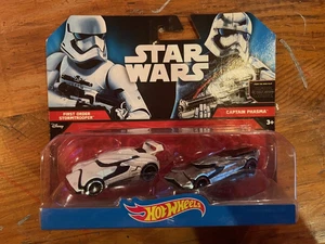 STAR WARS HOT WHEELS Die-Cast Vehicle Pack - Stormtrooper & Captain Phasma MINT - Picture 1 of 1