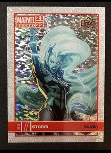2021-22 Upper Deck Marvel Annual Silver Sparkle Storm #83 Foil X-Men - Bild 1 von 2