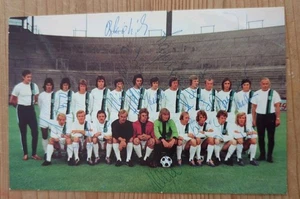 15 autografi originali su cartolina squadra Borussia Mönchengladbach, minatore - Foto 1 di 2