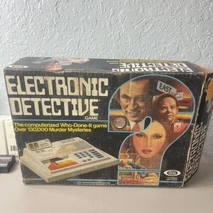 Vintage 1979 Ideal Electronic Detective Game Tested Working. Complete Game - Picture 1 of 14