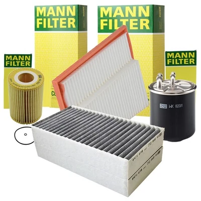 Kit de filtro de aceite de motor de combustible de cabina de aire Mann-Filter para Mercedes-Benz GL320 Foto 1 de 2