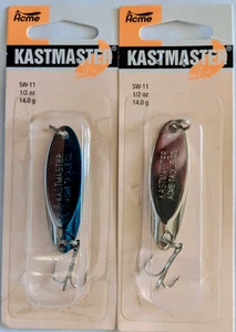 2 Pks. Acme Tackle KASTMASTER Fishing Lures - 1/2 Ounce - Two Popular Colors! - Picture 1 of 1