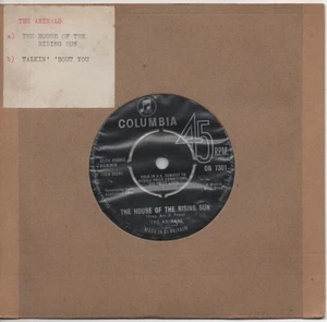 THE ANIMALS the house of the rising sun*talkin' bout you 1964 UK COLUMBIA 7" 45 - Picture 1 of 4