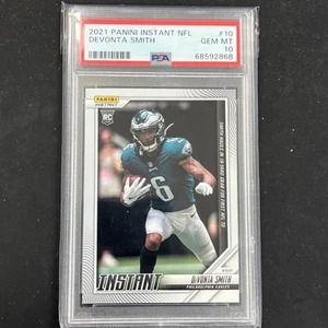2021 PANINI INSTANT DEVONTA SMITH GRADED 10 ROOKIE PSA 10 /469 - Picture 1 of 2