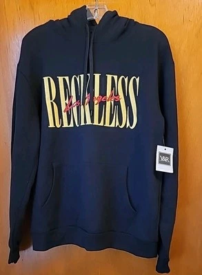Sudadera con Capucha Young & Reckless Y&R 'Reckless Los Angeles' Mediana - Negra - Nueva con Etiquetas Foto 1 de 4