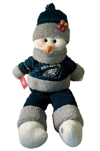 Neu mit Etikett großer Philadelphia Eagles Schneemann Plüschtier Stofftier NFL - Bild 1 von 9