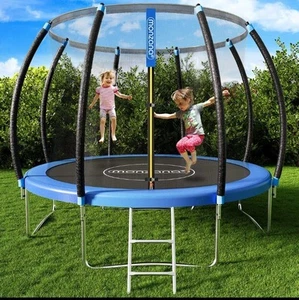 Monzana® Gartentrampolin Komplettset Ø 244cm Kinder Outdoor Stabil Sicher Rund - Bild 1 von 10