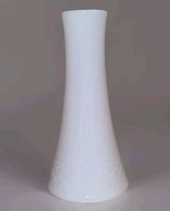 Vaso bocciolo porcellana Villeroy Boch Bellagio Lussemburgo design reticolo bianco - Foto 1 di 8