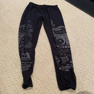 Girls Lauren Moshi black sweatpants - size 10 - Picture 1 of 3