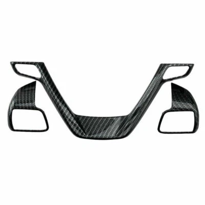 Cuadro de volante de coche estilo fibra de carbono para Toyota Highlander 14-19 3 piezas Foto 1 de 4