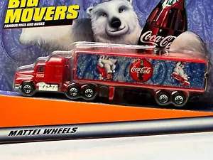 Matchbox Big Movers 1:87 Scale Mack Semi Truck & Trailer, Coca Cola - Picture 1 of 13
