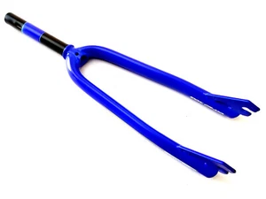 NOS GT Racing Cr-Mo BMX Fork 1" Blue 20" COOK SCHWINN WEBCO HARO TNT HUTCH - Picture 1 of 7