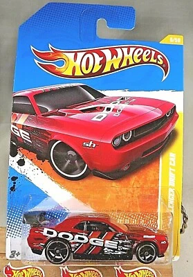 Dodge Challenger Drift Car 2011 Hot Wheels #6 nuevos modelos 6/50 rojo con negro OH5 Sp Foto 1 de 4