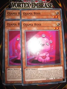 YU-GI-OH! OJAMA ROSE PLAYSET (LOT DE 4) BLVO-FR036 EDITION 1 FRANCAIS - Picture 1 of 1