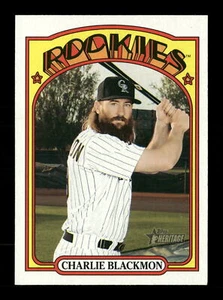 Topps Heritage #305 2021 Charlie Blackmon Colorado Rockies - Imagen 1 de 2
