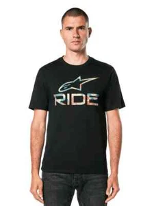 Alpinestars Ride 4.0 Tee Black Camo Military Green (690) Casual wear men T Shirt - Picture 1 of 6