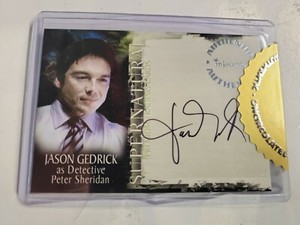 2007 Inkworks Supernatural Season 2 AUTO A15 - Jason Gedrick as Peter Sheridan