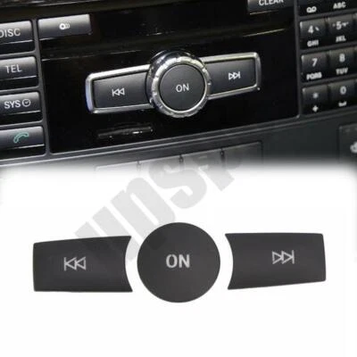 Черный громкости кнопка на кнопка крышка отделки для Mercedes Benz C E GLK CLS ML класса - Изображение 1 из 4