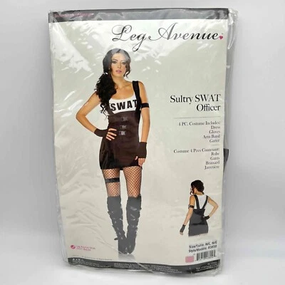 Nuevo Disfraz de Oficial SWAT Sensual Leg Avenue - Talla M/L Foto 1 de 4